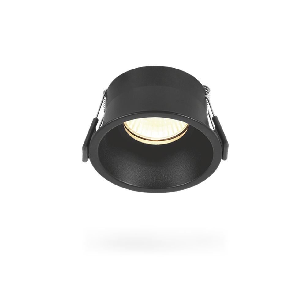 Oprawa sufitowa wpuszczana Spotlight czarna 1xGU10x30W okrągła ruchoma IP20 wym: 4,6 x 8,5 x 8,5 cm aluminium Videx - 2