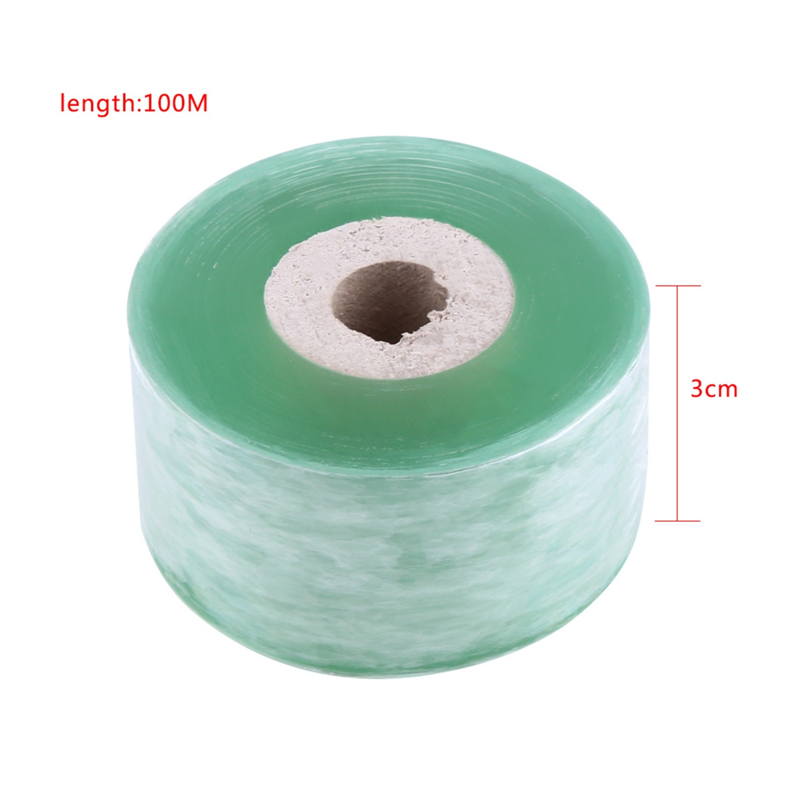 Ne pas laisser des bandes de réparation des plantes adhésives, du ruban de greffe de jardin, 3cm extensible * 100m PVC pour les arbres fruitiers-vert - 8