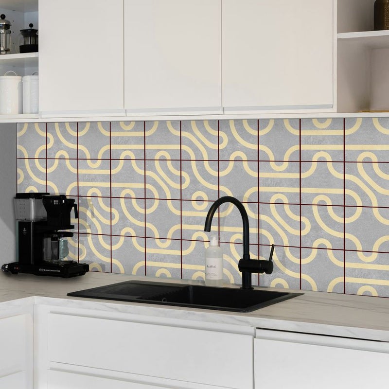 Carrelage Mural Décoratif Mat CERAGNI VITA | Decor F 15x15 (carton avec ...