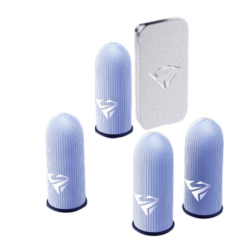 Set 4 Proteggi Dita In Silicone Per Tiro Con L‘Arco – Guantietti Salvadita Uomo E Donna, Rosso