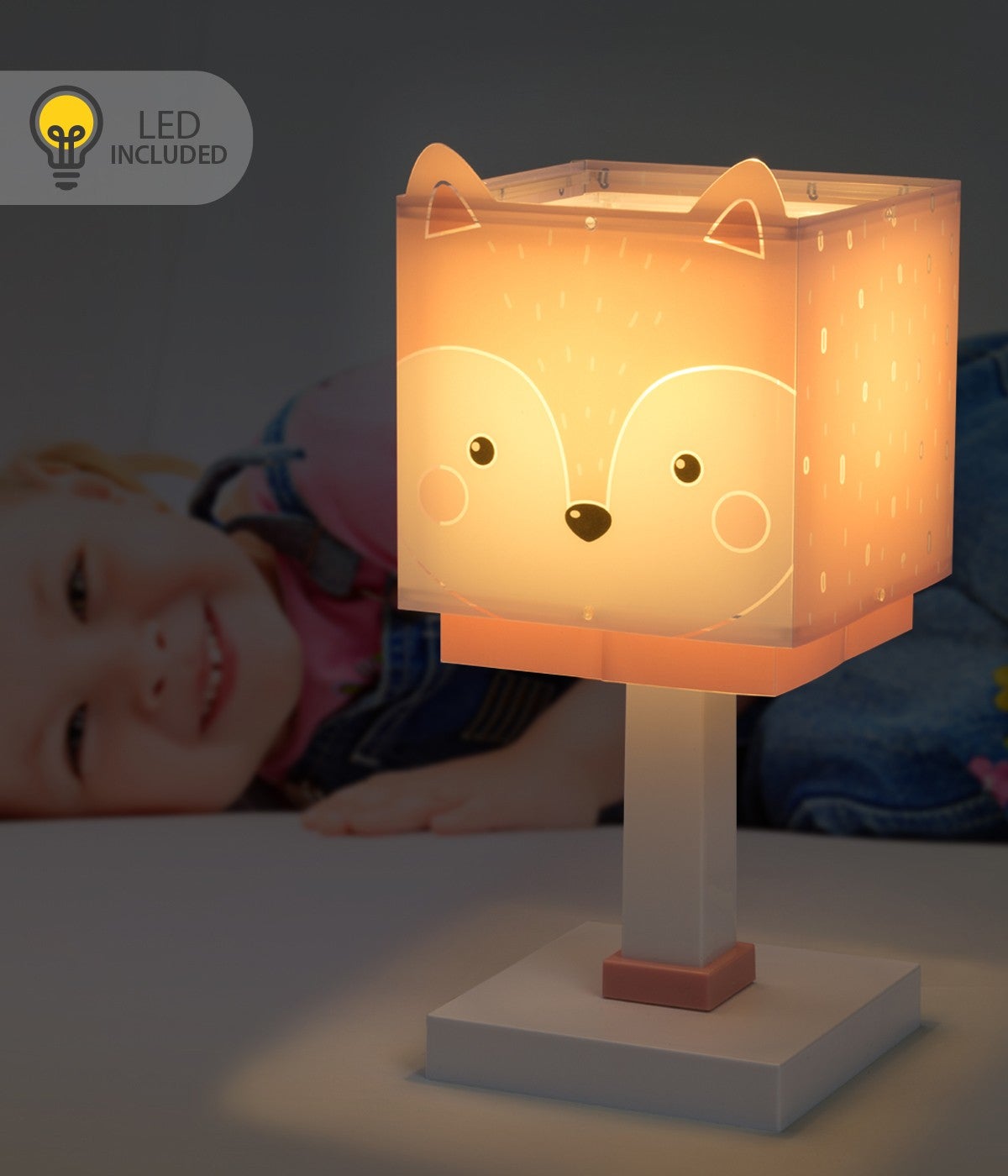 Lampka nocna LED Little Fox - Mały Lis dla dzieci