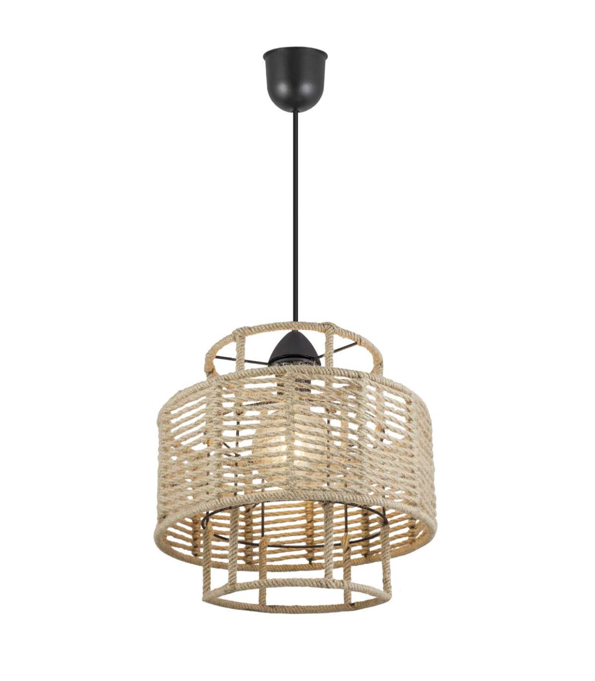 Colgante modelo piraña acabado cuerda 29.5 cm(alto) 30 cm(ancho)30 cm(fondo)