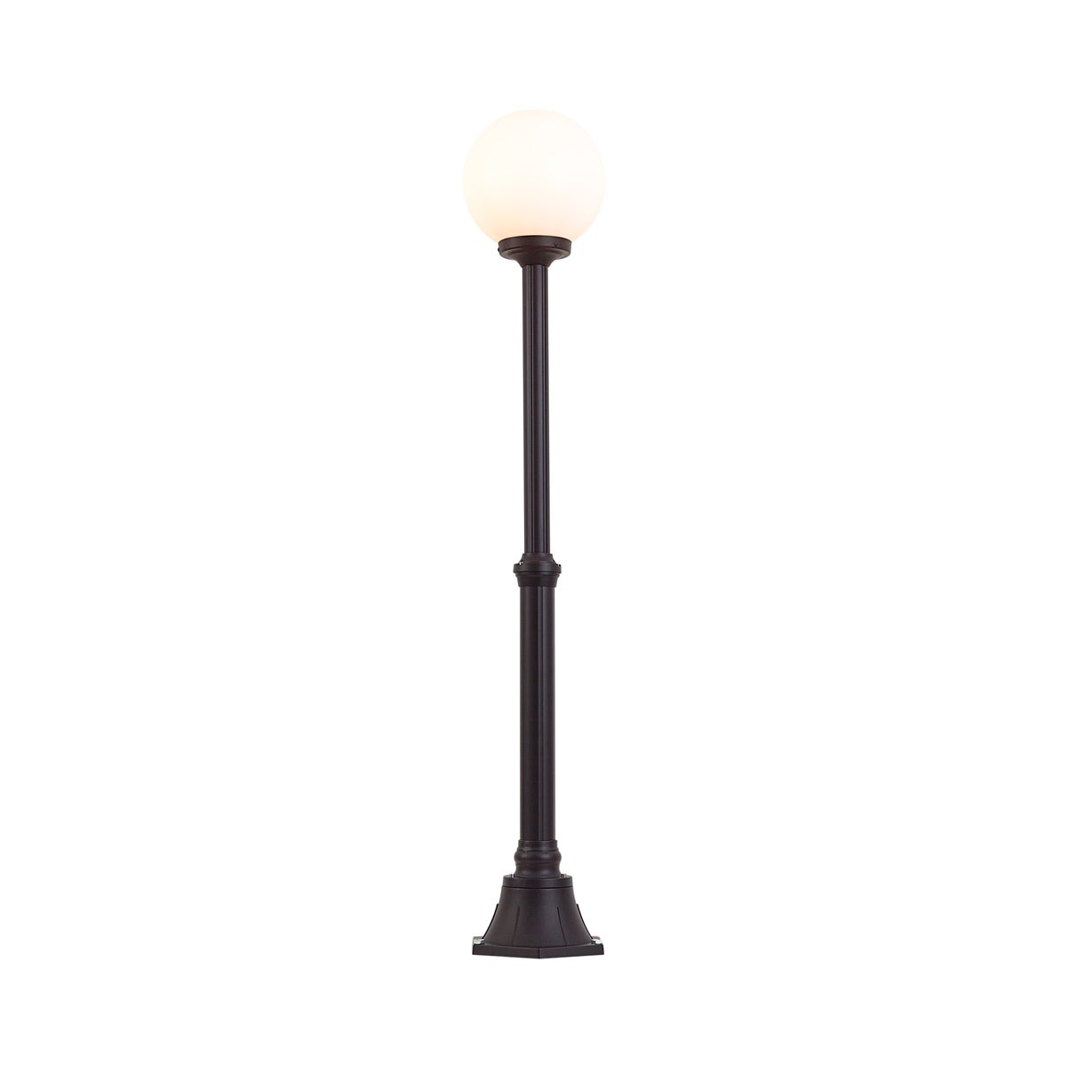Qazqa classic-antique lampada bollard da esterno per giardino - Champs - nero, max. 15w, compatibile con lampadines LED, e27 - 5