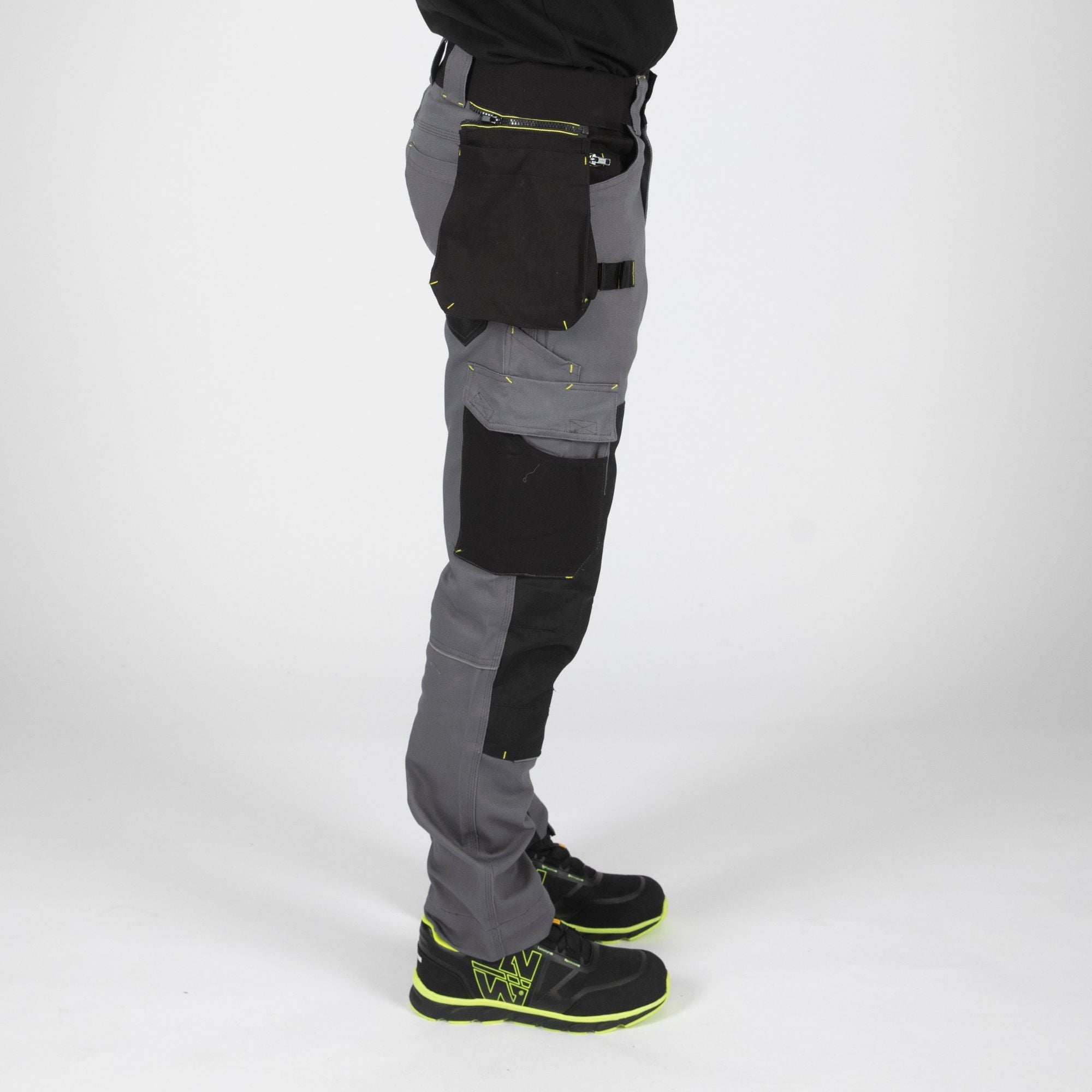 HOWARD - PANTALON DE TRAVAIL - 1215 Gris , Noir FR 44 - EU 50 - UK 34 - 4
