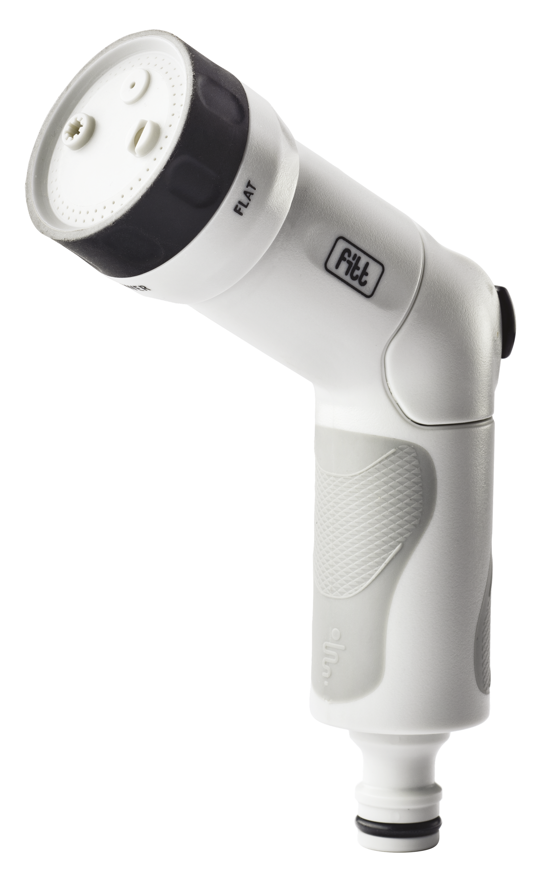 Tuyau D'Arrosage Extensible FITT IKON 10m - Pistolet Multi-Jets - Léger Et Compact - Aquamarine