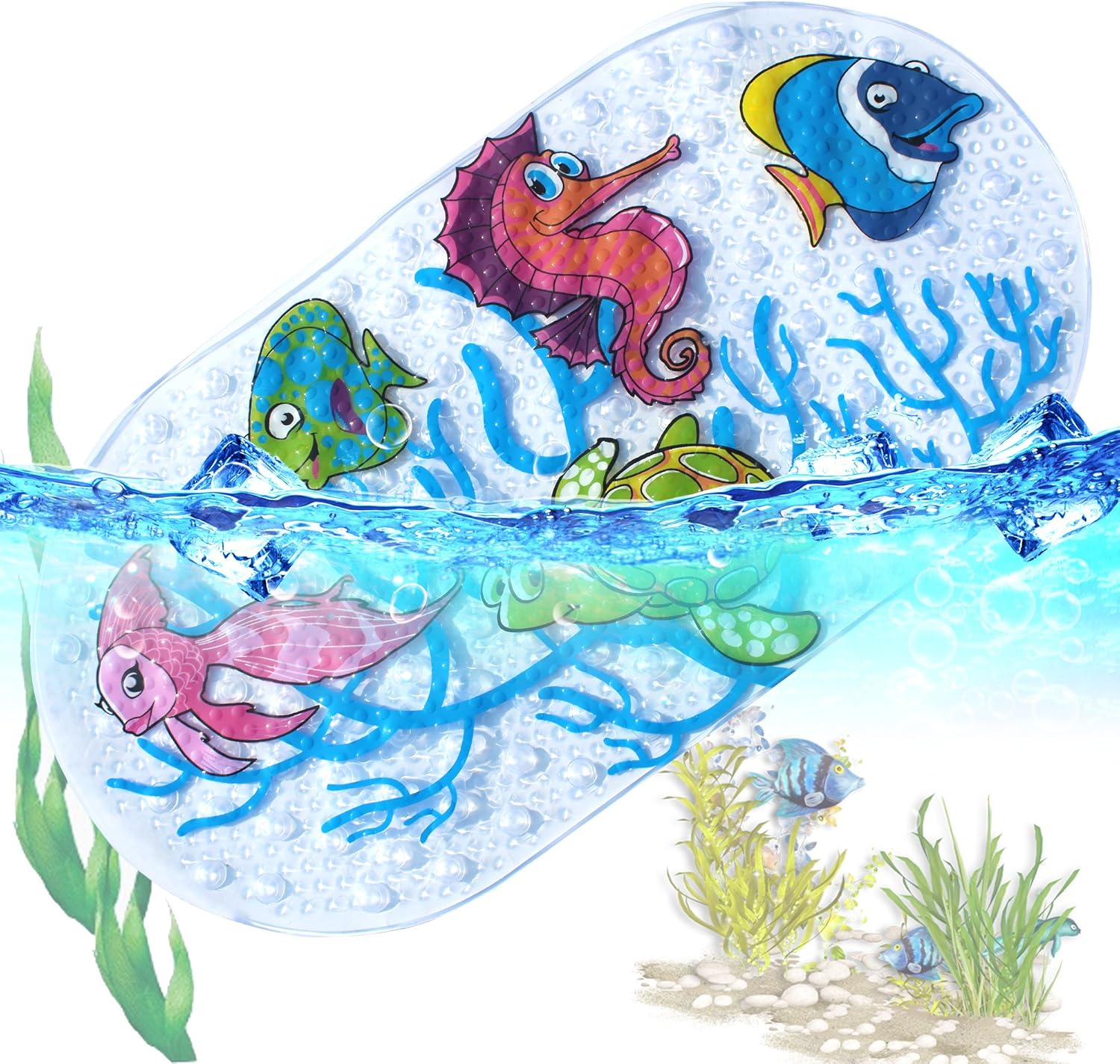 Mata antypoślizgowa do kąpieli i prysznica dla niemowląt i małych dzieci.