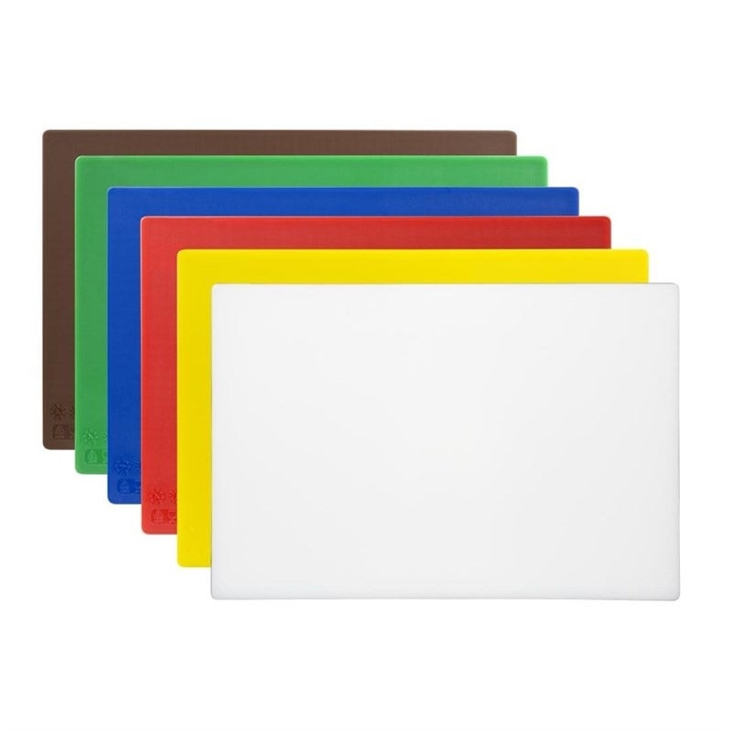 Juego de 6 tablas de corte de baja densidad 45x30cm Hygiplas W356 ...