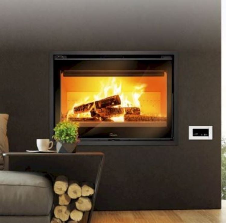 Lacunza  Bricosol, Chimenea Insertable A Leña Modelo Loire 800 De , Leroy Merlin