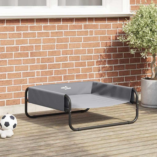 Cama Elevada para Cachorros em Tecido Oxford e Aço - Conforto e Estilo