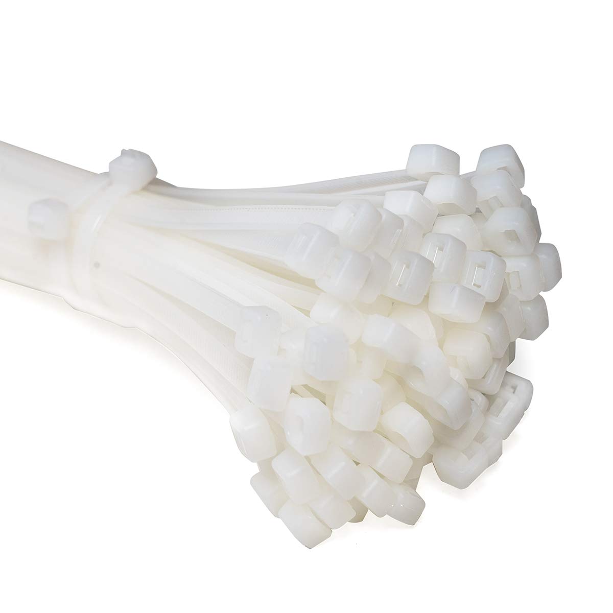 Fascette Resistenti Trazione 18 Kg 500 Fascette Per Cavi Da 10,2 Cm, Resistenti, In Plastica Di Alta Qualità Resistenza Trazione 18 Kg UV Resistente