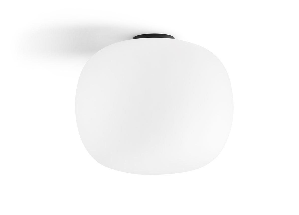 Lampa sufitowa wisząca Jukon biało-czarna 1xE27x60W duża kula wym: 24,5 x 30 x 30 cm szkło Light Prestige