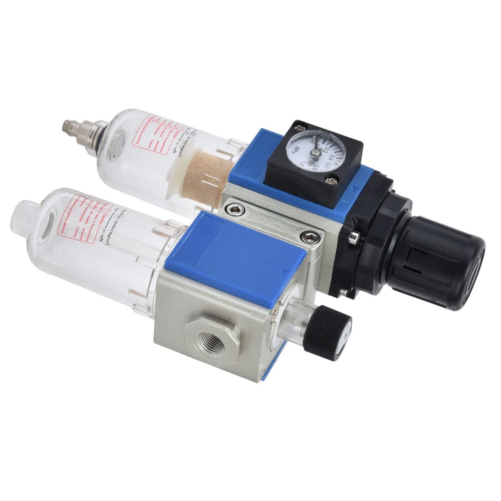 In Line Oiler Lubricator Lightweight Screw On Easy To Install Oiler Compressor 14 In For Pneumatic Tool Automatic Oiling - Foto 8