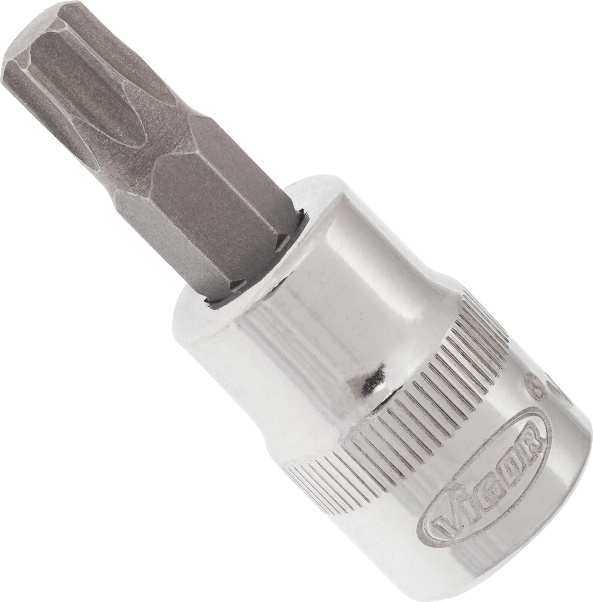 VIGOR Douille mâle T ∙ V2296N ∙ Carré creux 3/8 pouce (10 mm) ∙ | Leroy