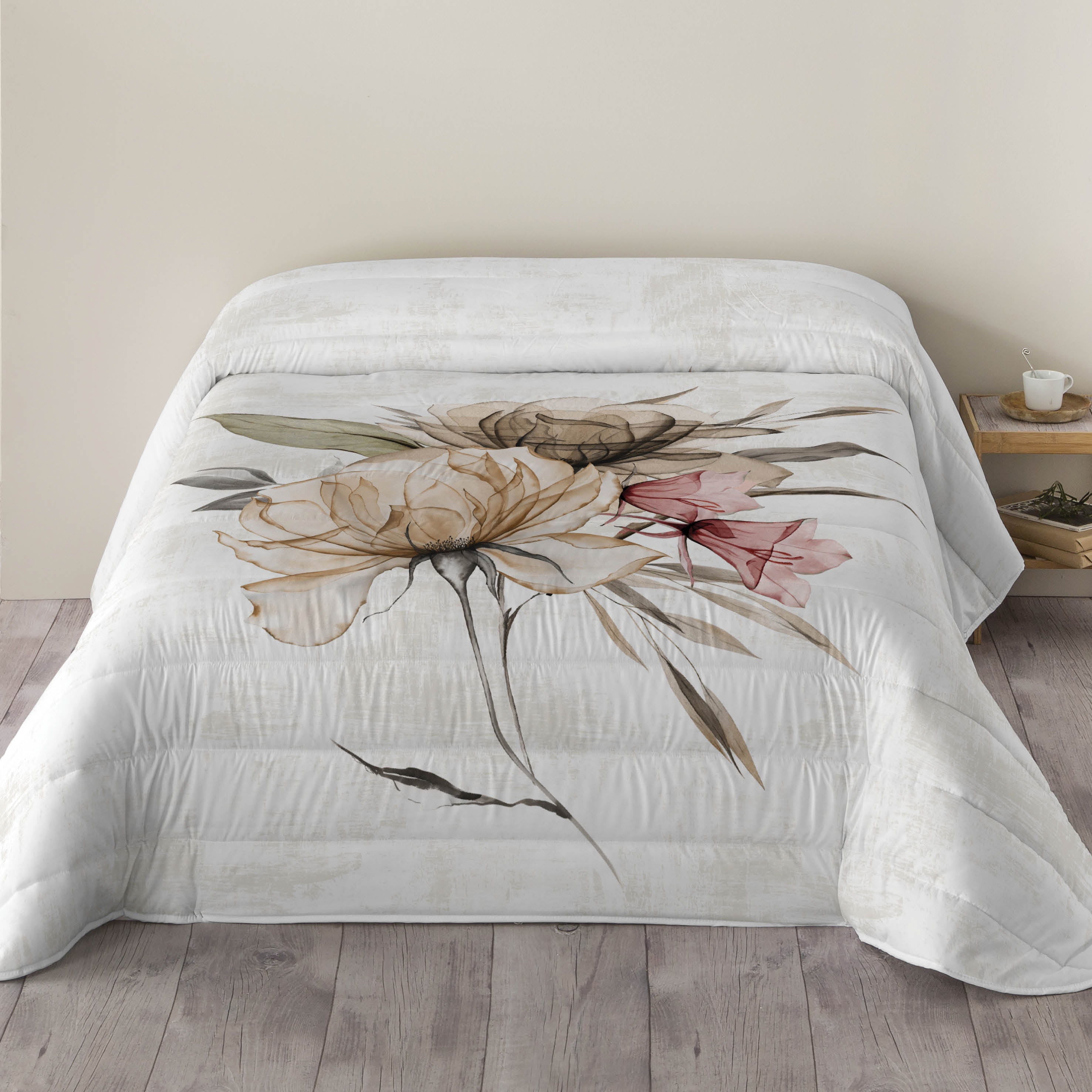 Naturals - edredón estampado cama 105 - microfibra poliéster - 300 gr -fabricado en españa - pau