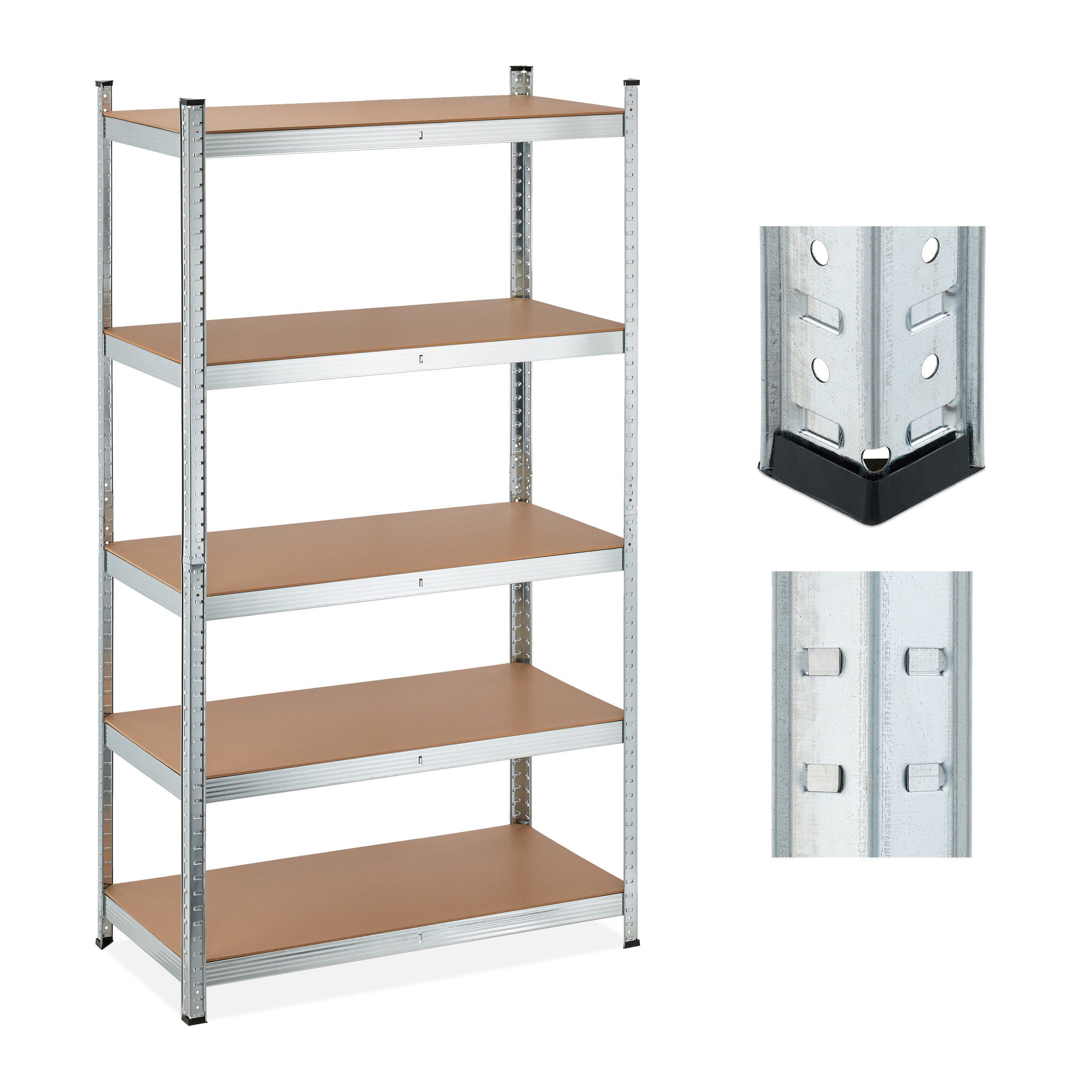 Stalen stellingkast 180x100x50cm 1250 kg Stalen stellingkast 180x100x50cm 1250 kg