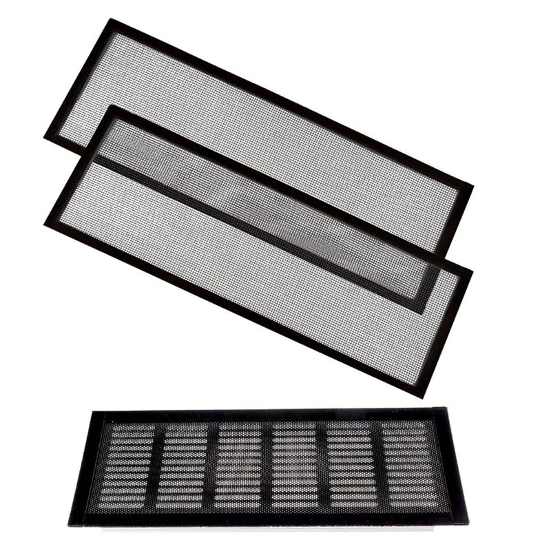 Grille De Ventilation Aluminium Pour Porte - 24 X 3 Pouces, Robuste Et Légère, Parfaite Pour Aération