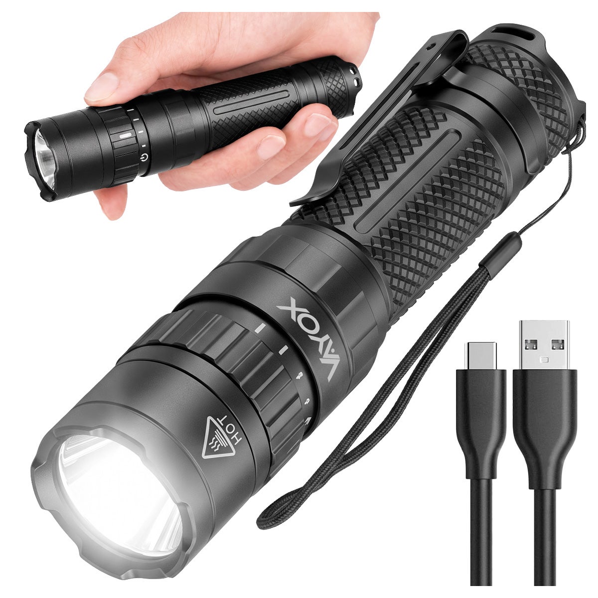 Latarka akumulatorowa Vayox VA0077 LED 1500lm