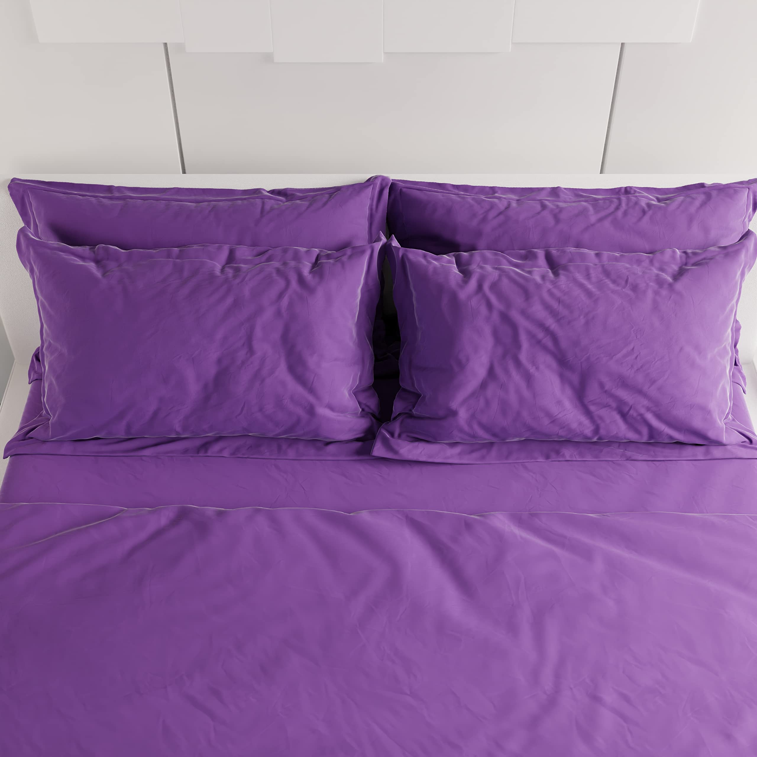 PETTI Artigiani Italiani - Coppia di Federe Cuscino 50x80 cm in Microfibra, Cuscini Arredo Camera da Letto, Divano, Set 2 Fodere Copricuscino, Federa - 3