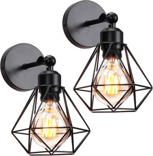 GBLY Lampada Da Parete Industriale Per Interni, GU10 Lampada Da Parete Retro In Metallo Per Soggiorno Camera Da Letto Regolabile Max40w Senza Lampadina 83527238