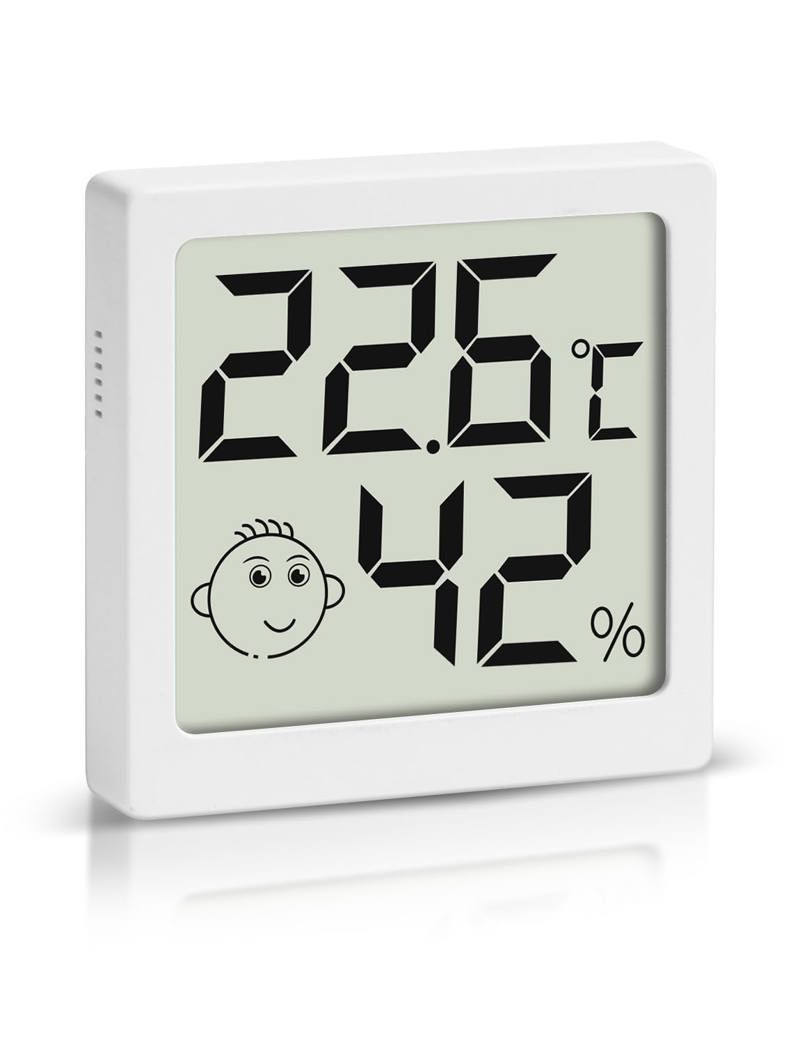 Miniaturowy termometr cyfrowy z higrometrem, termometr i higrometr do użytku wewnętrznego z dokładnym monitorem temperatury i wilgotności otoczenia do