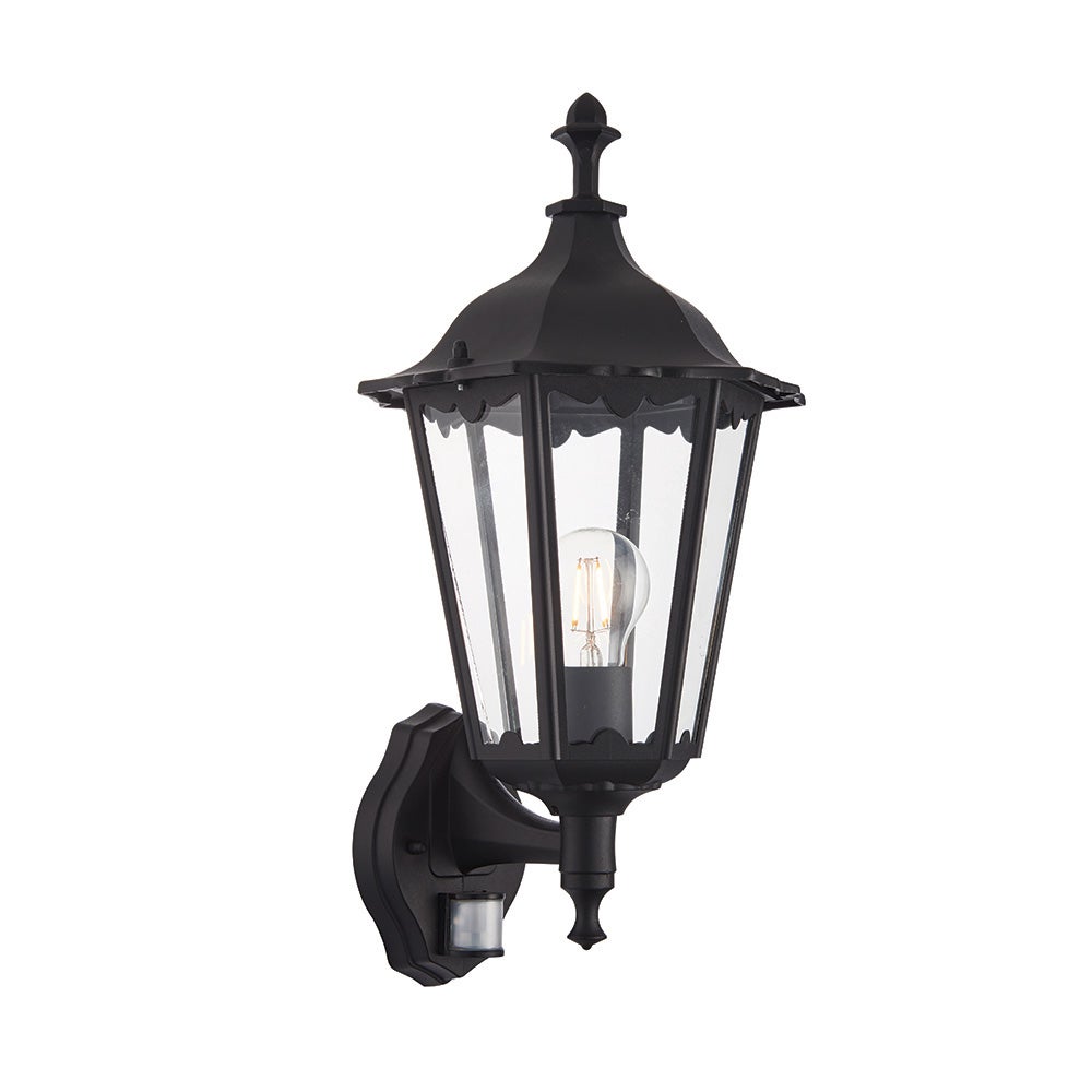 Kinkiet zewnętrzny LED BURFORD 60W 4000K 5400lm aluminium czarny matowy-przezroczysty wym:46x23,5x26,5cm IP44 Endon