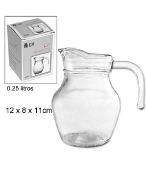 Brocca In Vetro Trasparente Senza Piombo – 1,2 Litri – Con Tappo A Sfera In Legno – Design Sfaccettato – Per Acqua E Succhi