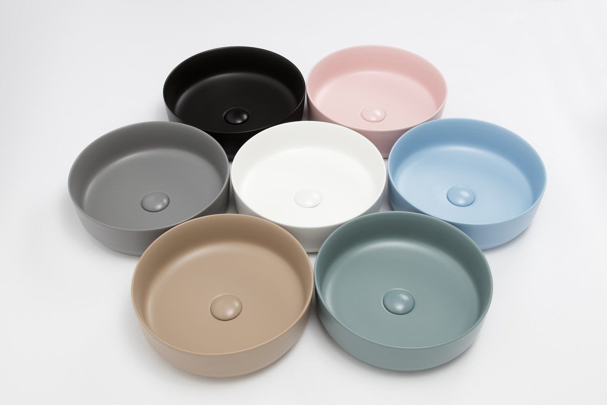 Vasque à poser Infinitio 39 x 39 x 12 cm sans trop-plein, blanc mat (SATINF3939M) - 3