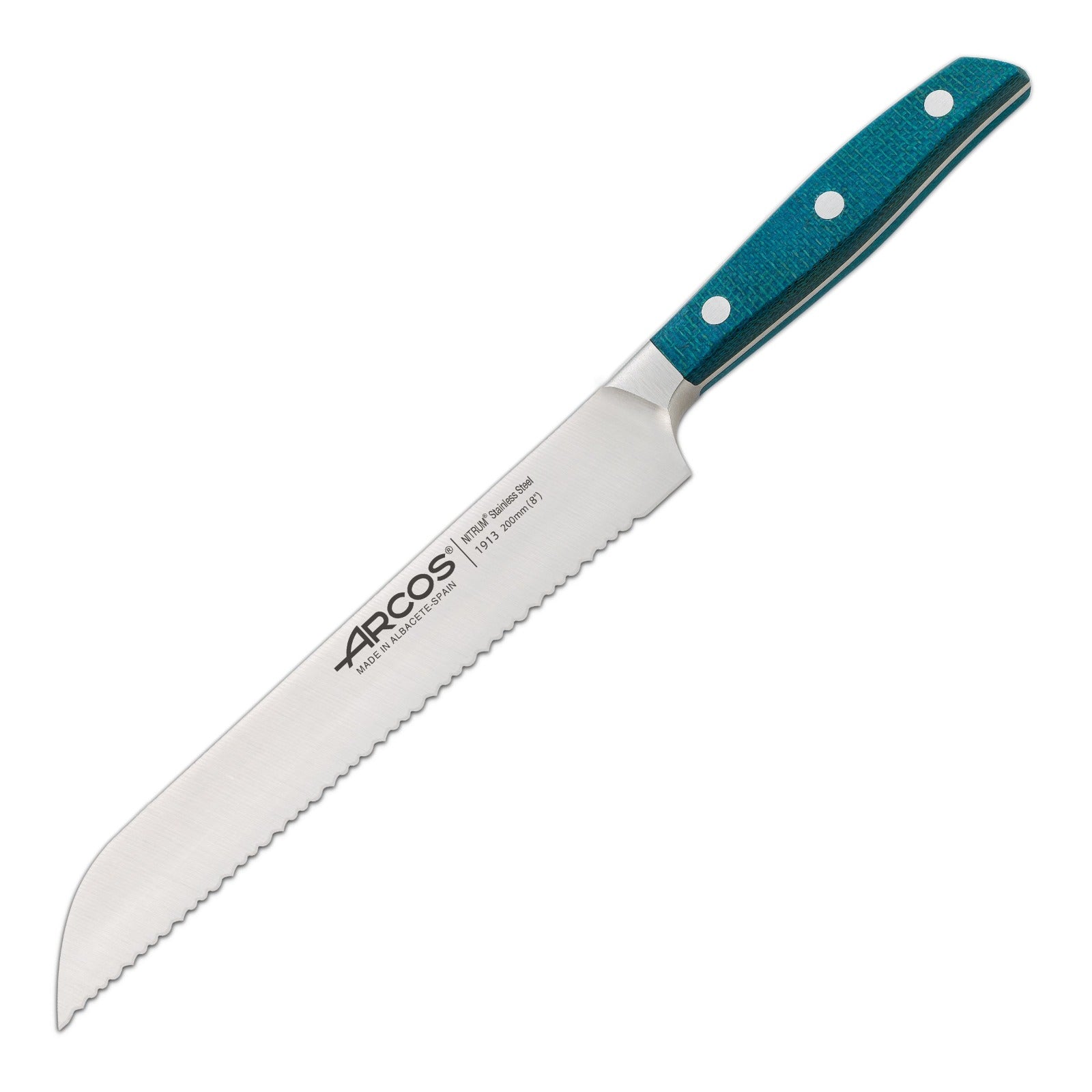 ARCOS Brooklyn - Cuchillo Panero 20 cm Acero Inoxidable Forjado Nitrum ...