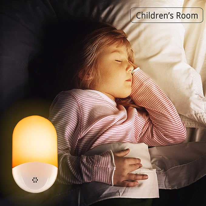 Lampe de nuit LED dernière génération - Prise - veilleuse enfants - veilleuse adultes - capteur de lumière - dimmable - 7
