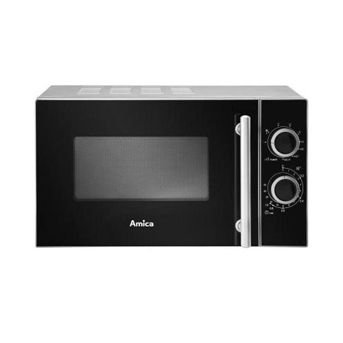 Kuchenka mikrofalowa wolnostojąca Amica AMGF20M1GS czarna 700W 20L