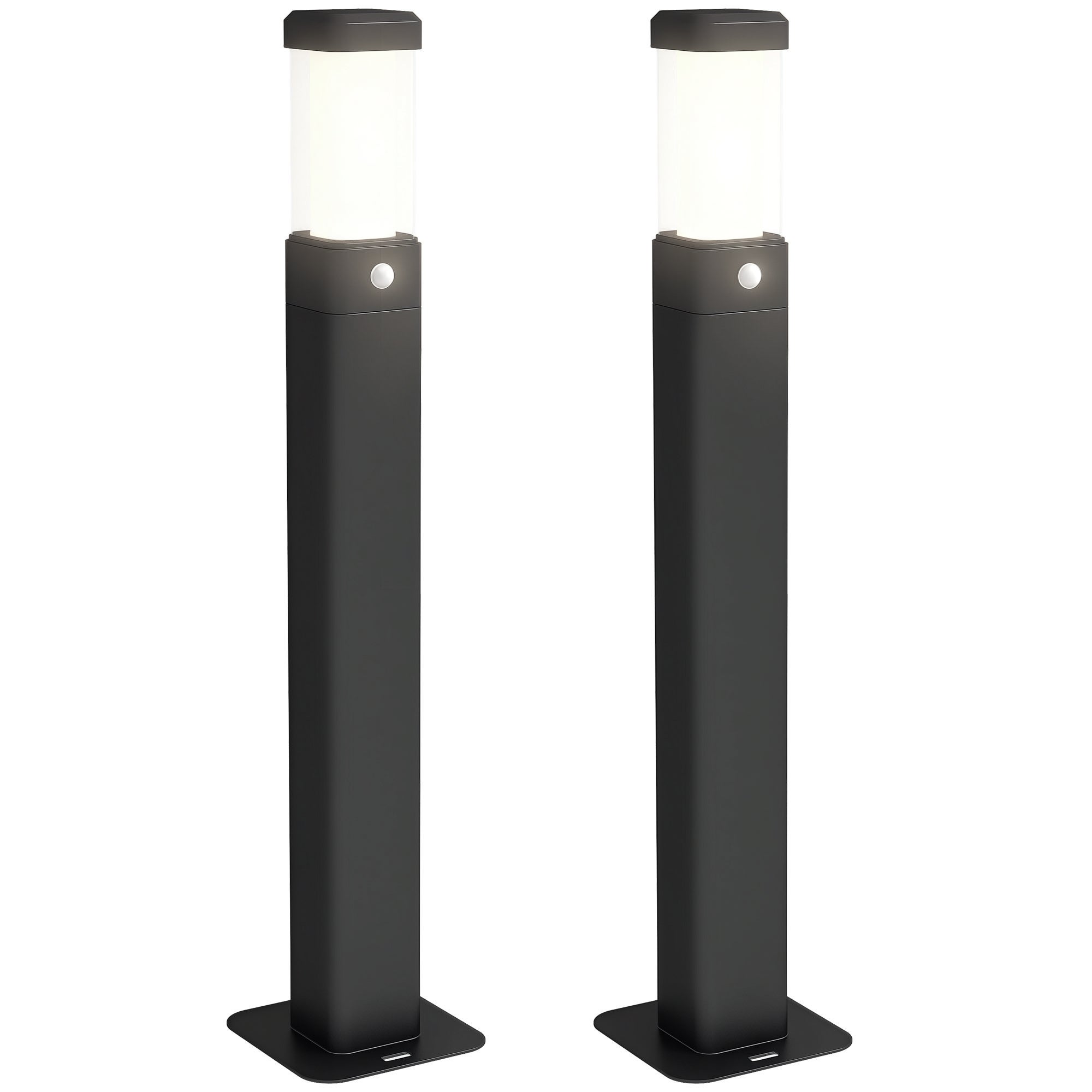 Jandei Lettre LED N éclairée par une lumière blanche chaude, hauteur