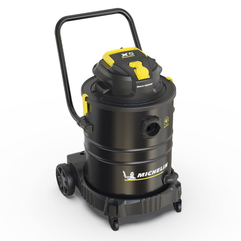 Aspirator silentios uscat/umed Michelin, X5 50L S, 50l, 1000W, 19kPa, functie suflare, cuva inox