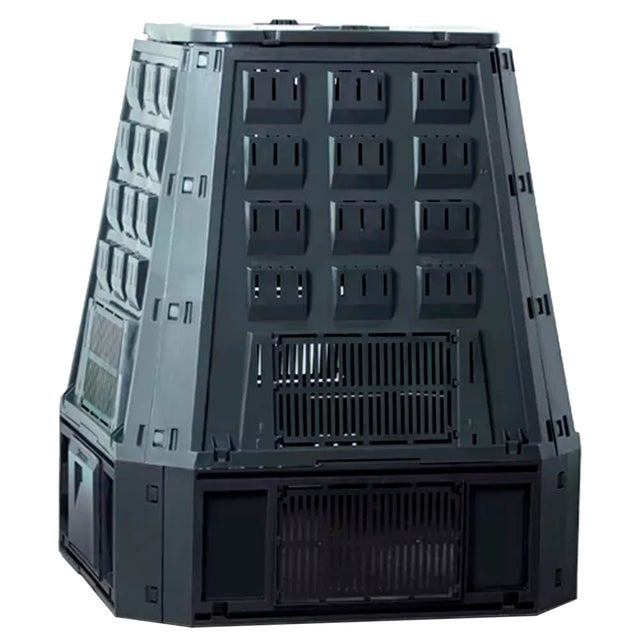 PROSPERPLAST Planta de compostaje EVOGREEN 630L.en plástico, D.900x910x1070mm, color Negro