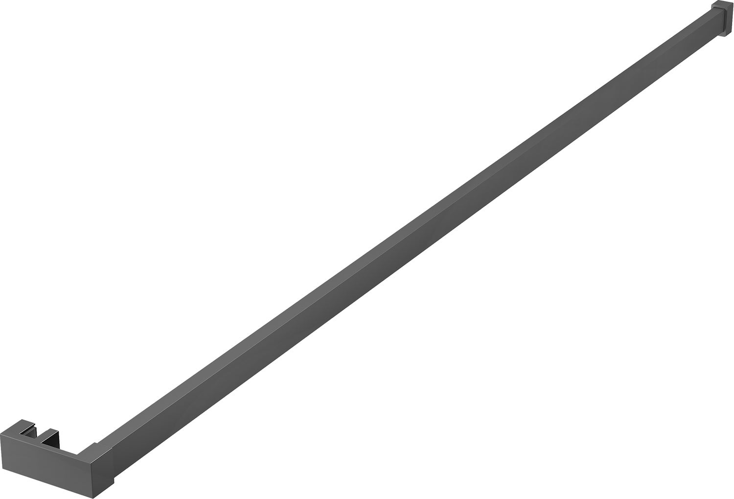 Mexen reling na ręczniki do ścianki prysznicowej, gun metal - 800-06-95