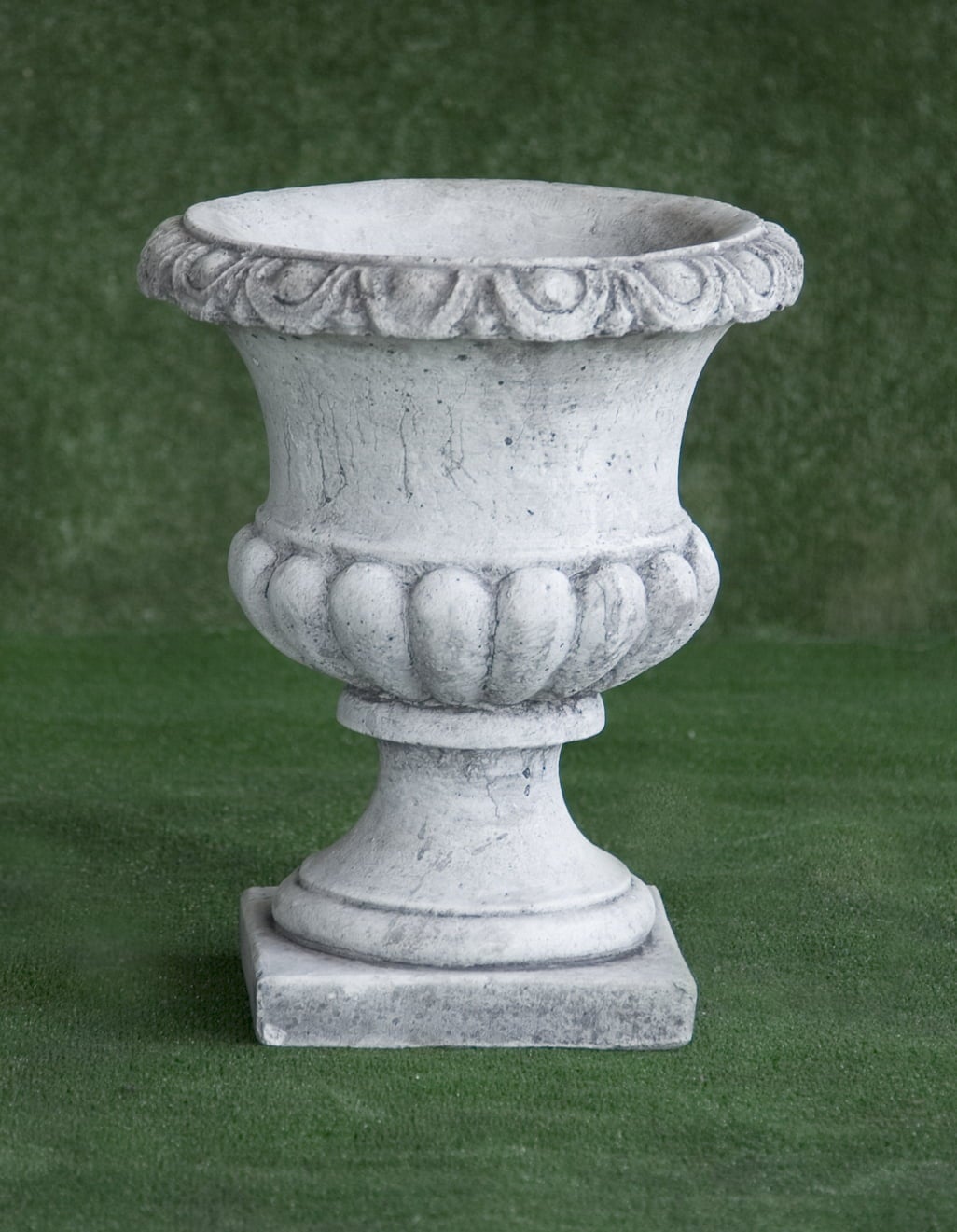 2 Unité Jardinière classique en Béton Pierre Coupe Tarragona 30x36cm. - 2