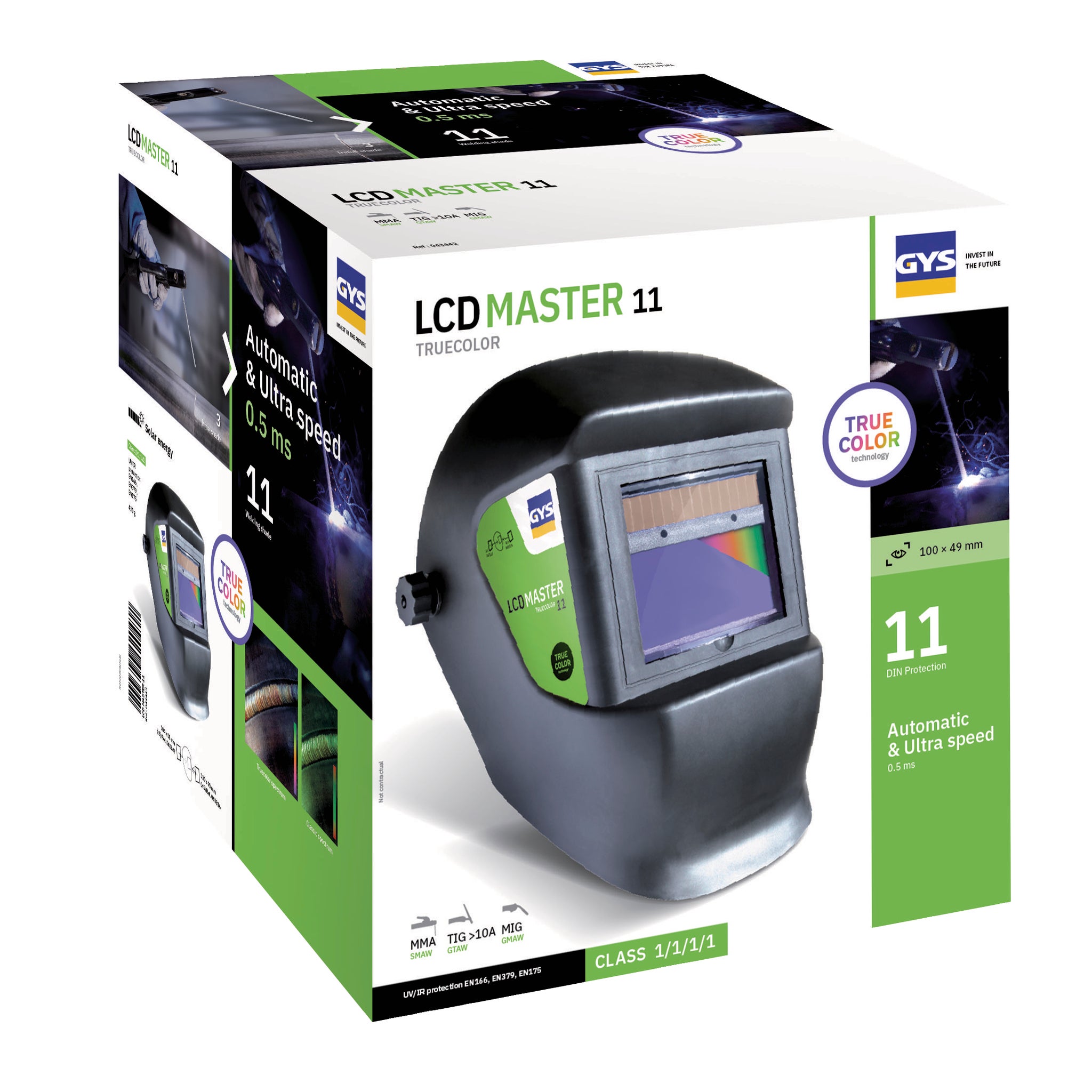 Gys - Casque de soudure LCD MASTER 11 - 043442 - 2
