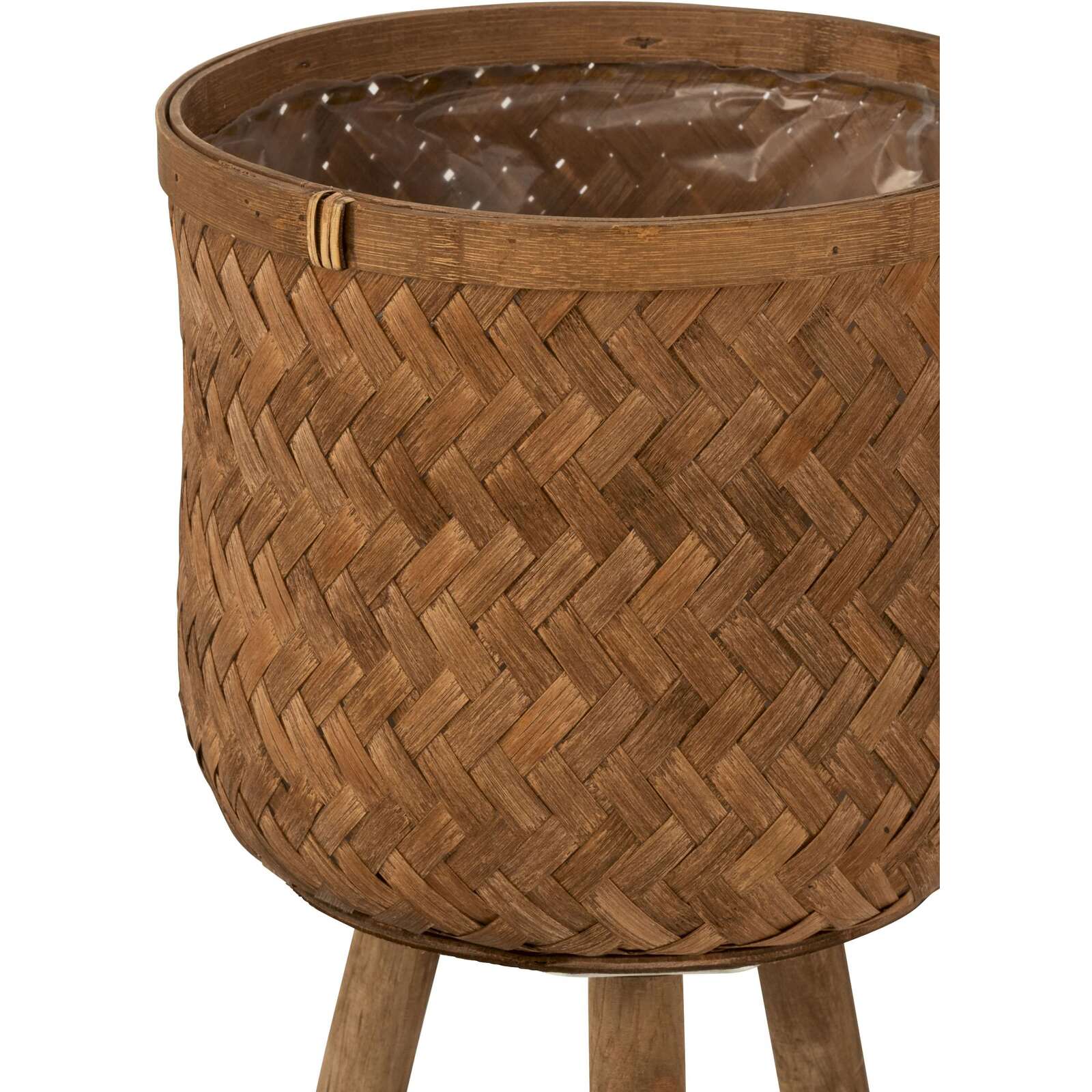 Lot de 3 cache-pots Waban en Bambou 37 x 37 x 75 cm Naturel - 4