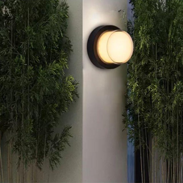 WiFi RGBW 12W IP54 Lampada da parete LED connessa rotonda - SILAMP