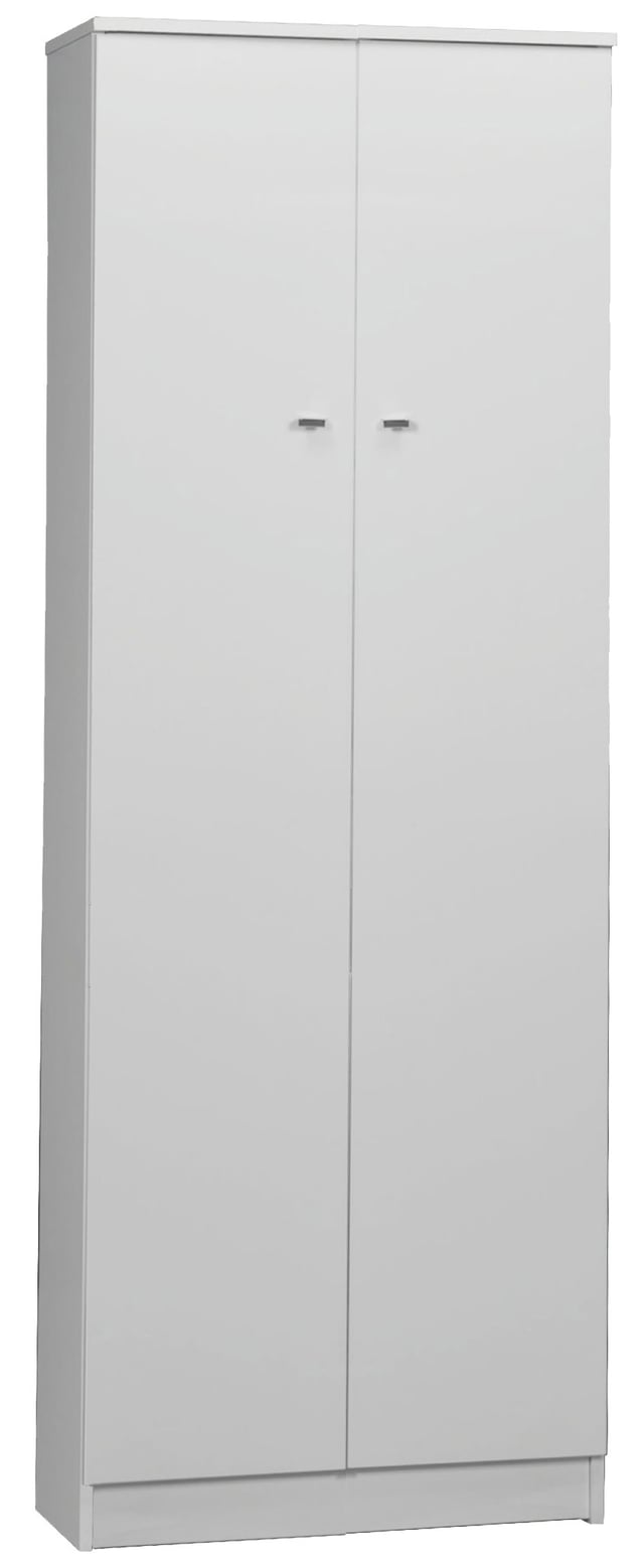 ARMOIRE 2 PORTES 62X34XH183 LAQUÉ BLANC. 168TL
