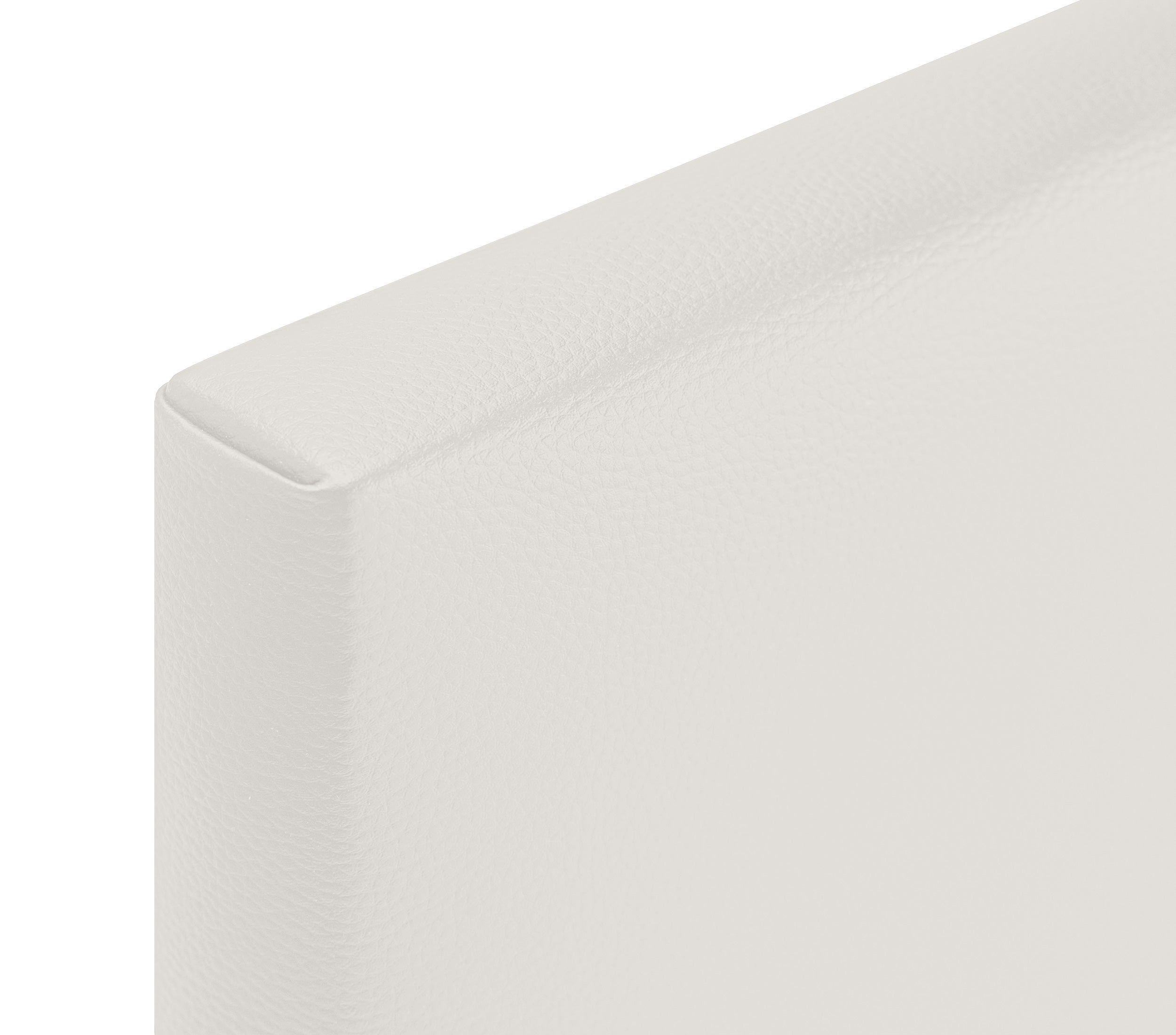 DHOME Cabecero de Polipiel Liso 135x50cm Camas 120/135 - Blanco Hueso - 4