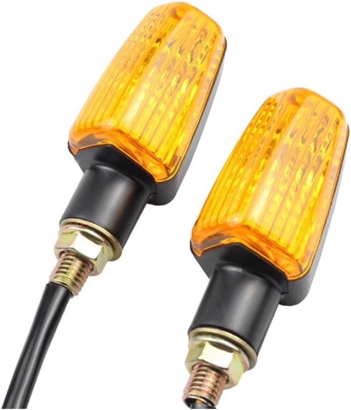 Acheter 2X universel 22mm barre fin clignotant LED guidon moto clignotant lumière ambre indicateur clignotant Acheter 2X universel 22mm barre fin clignotant LED guidon moto clignotant lumière ambre indicateur clignotant
