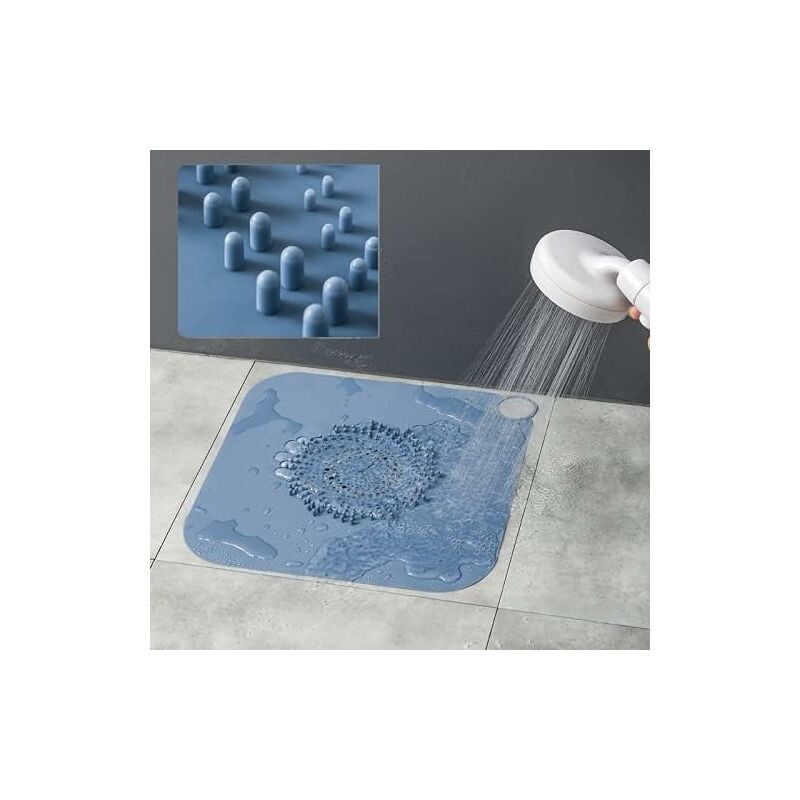 Attrape-cheveux Pour Drain De Douche - Silicone Et Métal Inoxydable - Compatible éviers Pop-up Et Réguliers