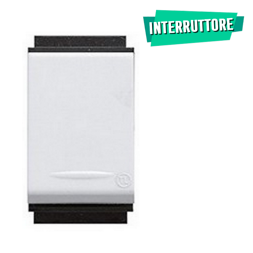 Interruttore Unipolare Bianco 10A 250V compatibile con Bticino Living Classic - Feb Elettrica - 2