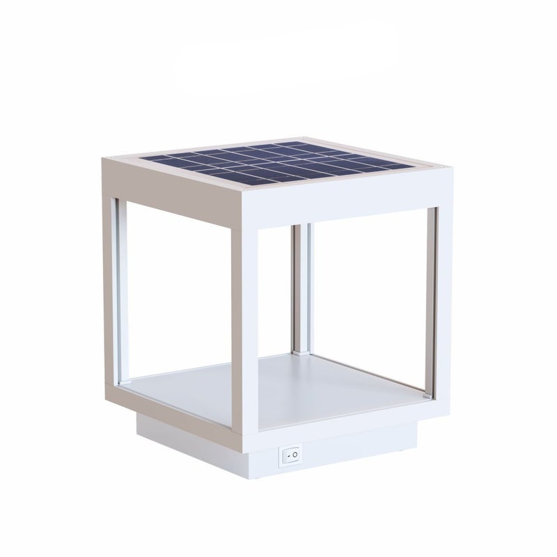 Latarnia solarna Visor 3,5 W LED zasilana bateryjnie, IP54, biała