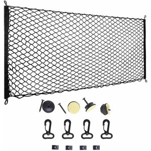 Pack 4 Tendeurs Elastiques Avec Crochets 1M – Sandow Réglable Plat Bleu Pour Vélo, Bâche, Tente, Camping
