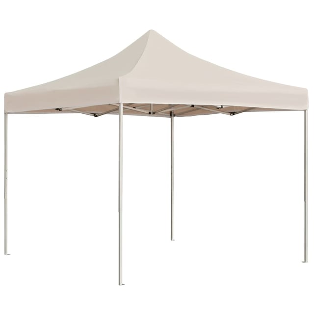 Tenda reception pieghevole Alluminio 2 x 2 m Crema