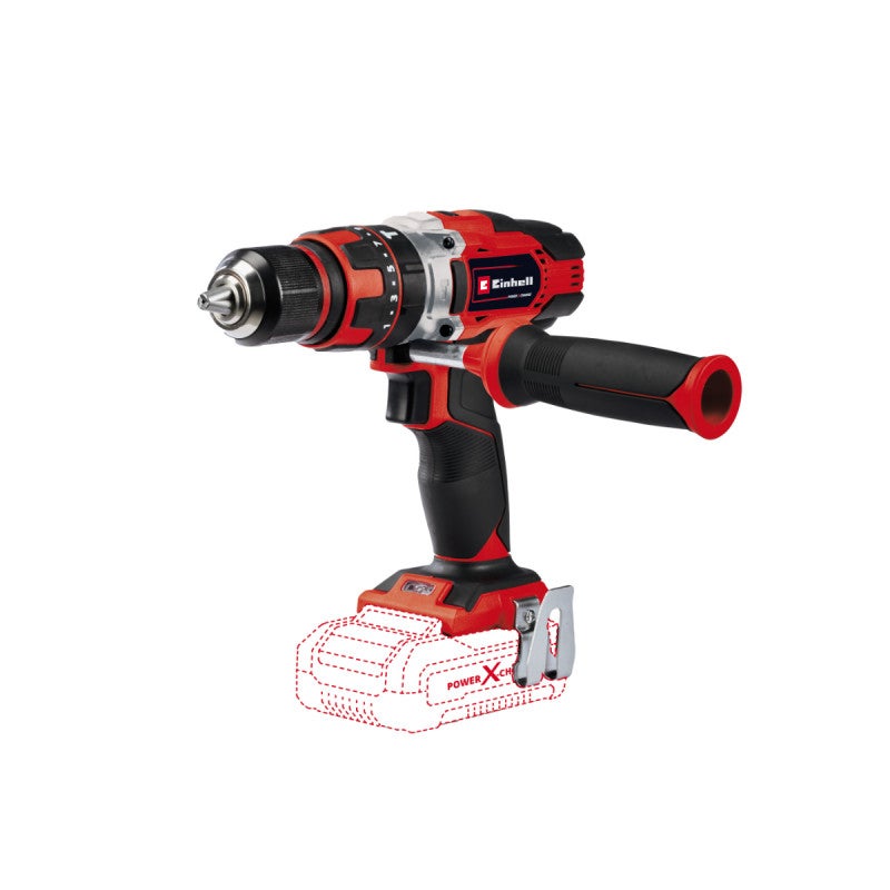 FURADEIRA COM IMPACTO SEM BATERIA 2V 13MM LED - 18 V