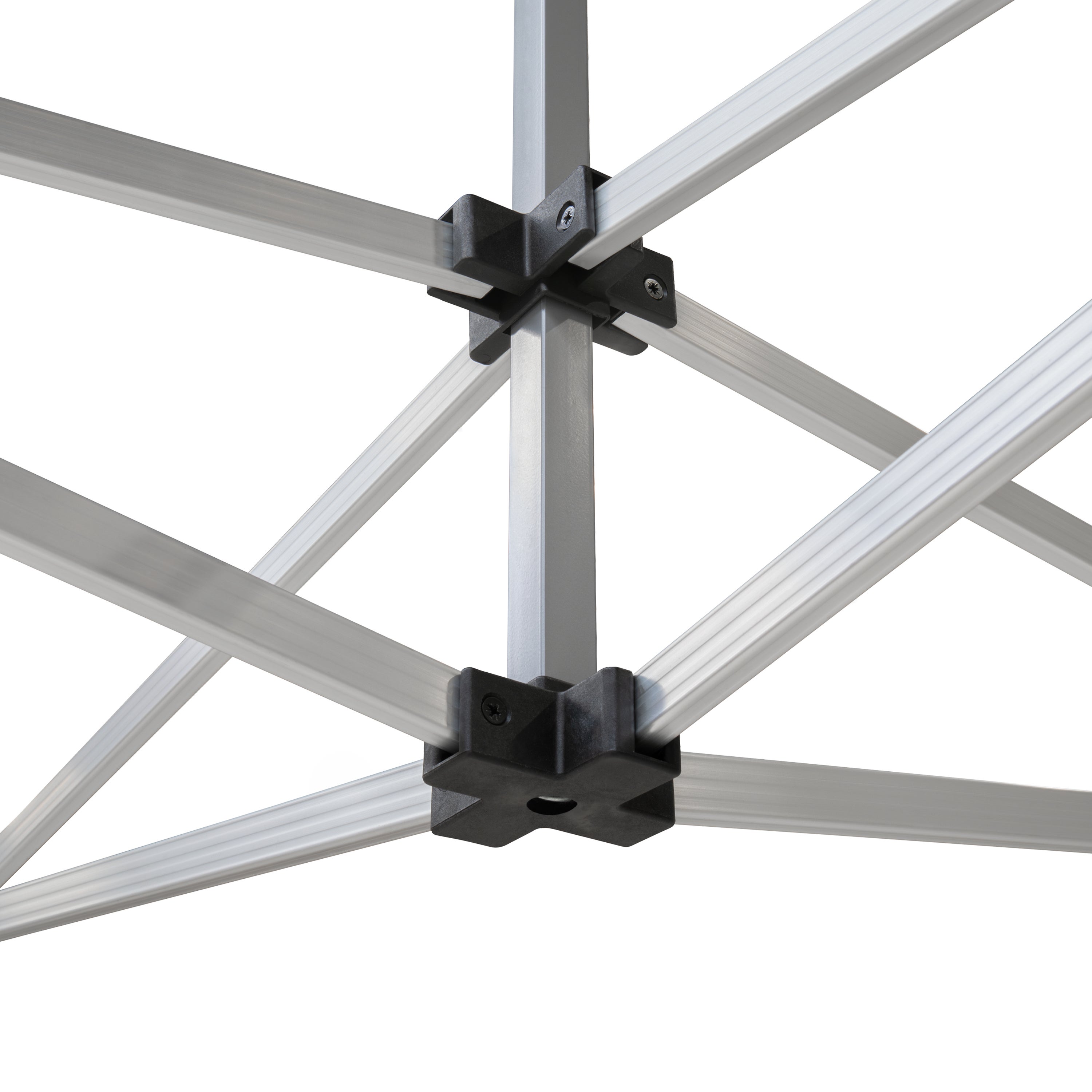 3x6 m Namiot Ekspresowy PROFESSIONAL Alu 40 mm, trudnopalny, ze ścianami bocznymi, okna panoramiczne , biały - 2