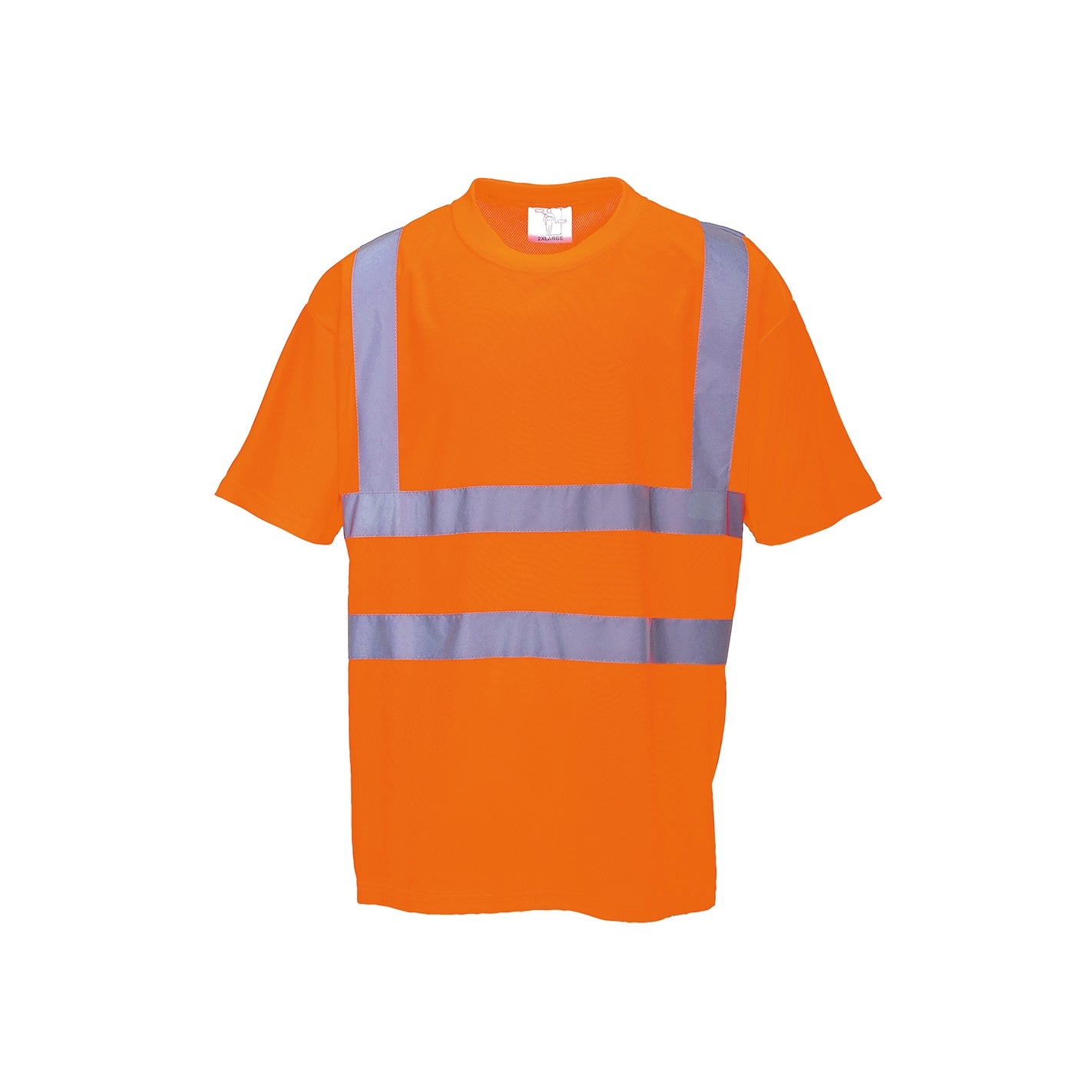 Tee shirt Haute Visibilité Portwest GO/RT Orange M - 5