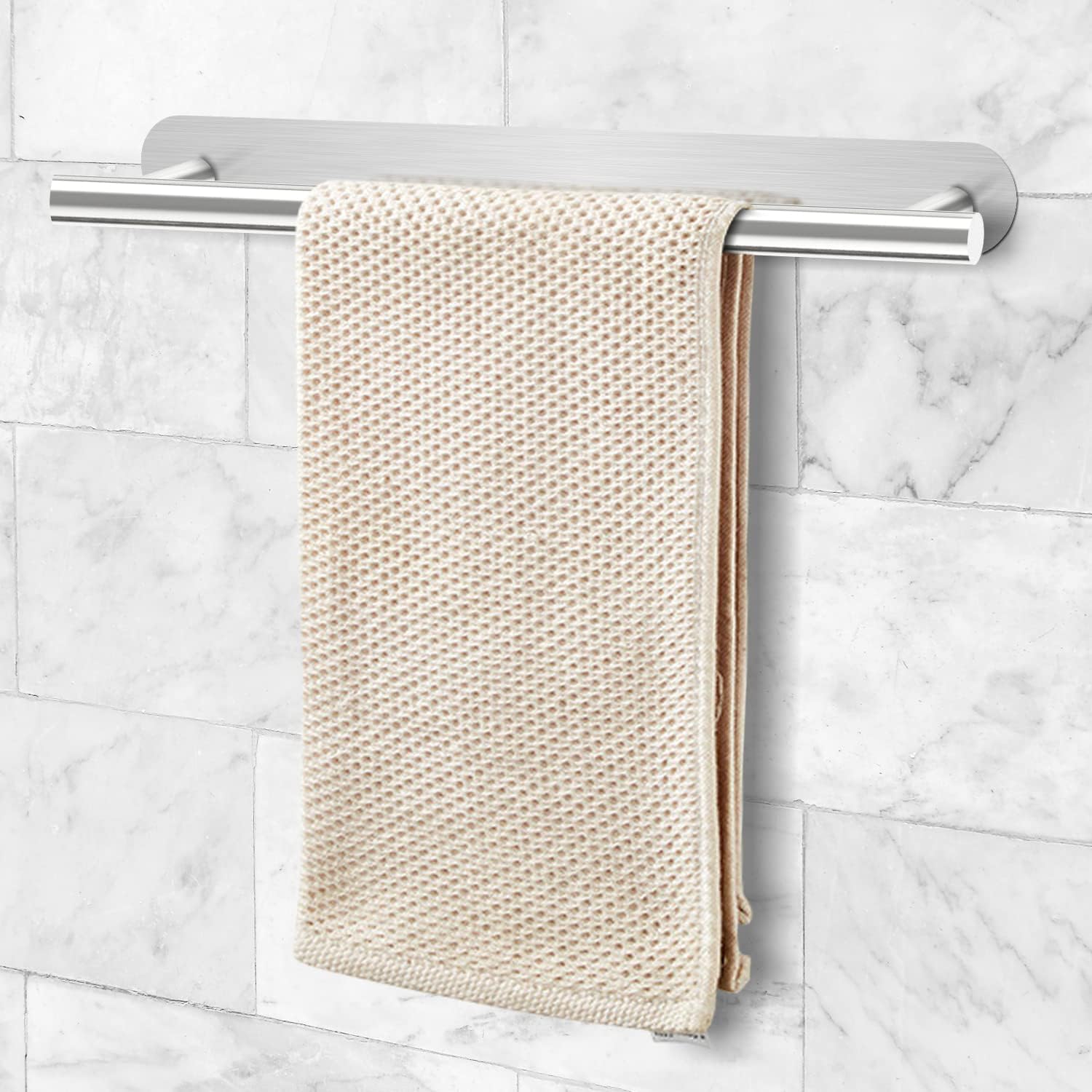 Porte-serviettes mural de 40 cm, porte-serviettes en acier inoxydable Porte-serviettes mural de 40 cm, porte-serviettes en acier inoxydable